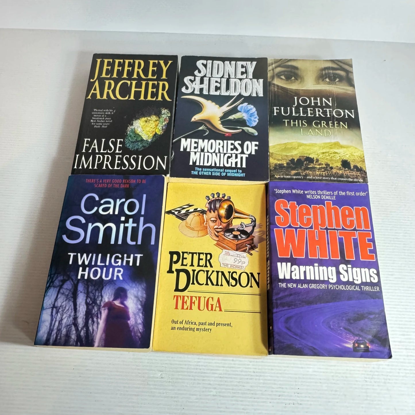 Thriller Book Bundle x 6 Books : Various Authors (583)
