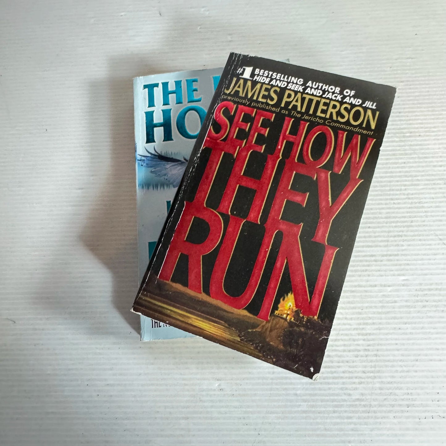 James Patterson Book Bundle x 2 Books : See How They Run & The Lake House (577)