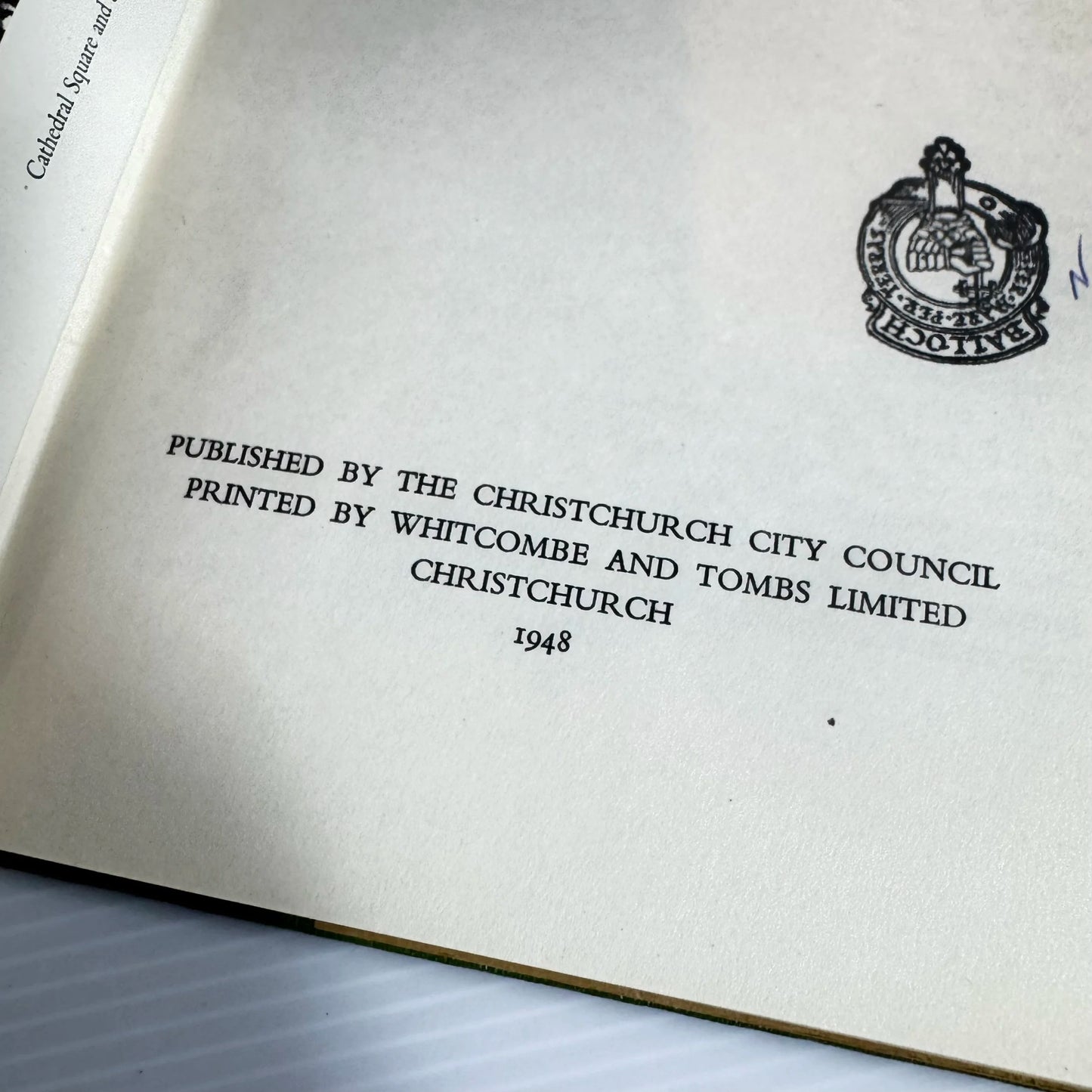 The Evolution Of A City : Christchurch and Its Suburbs - J. P. Morrison (Vintage 1948)