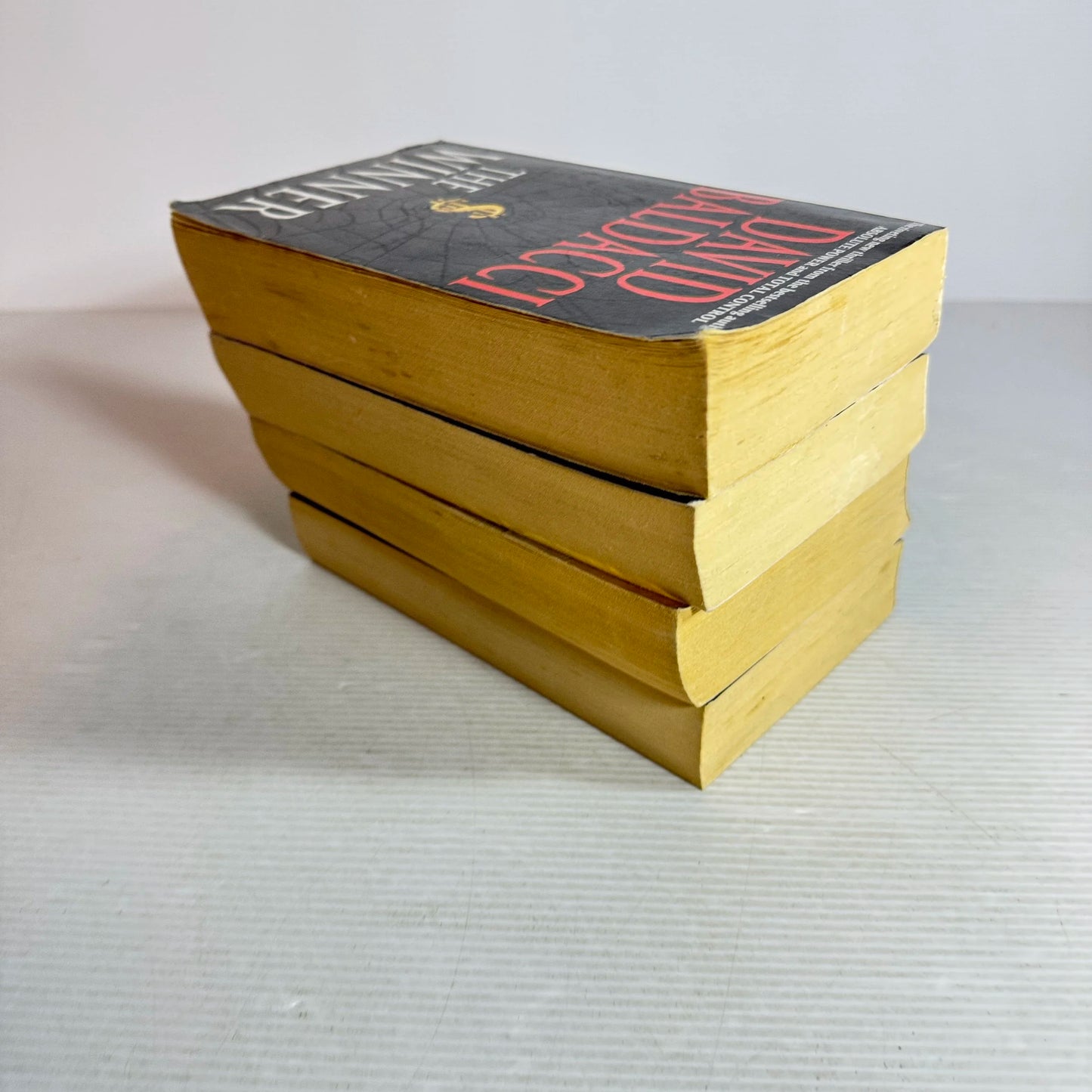 David Baldacci Book Bundle x 4 Books : Saving Faith, The Winner, Total Control, Absolute Power (585)