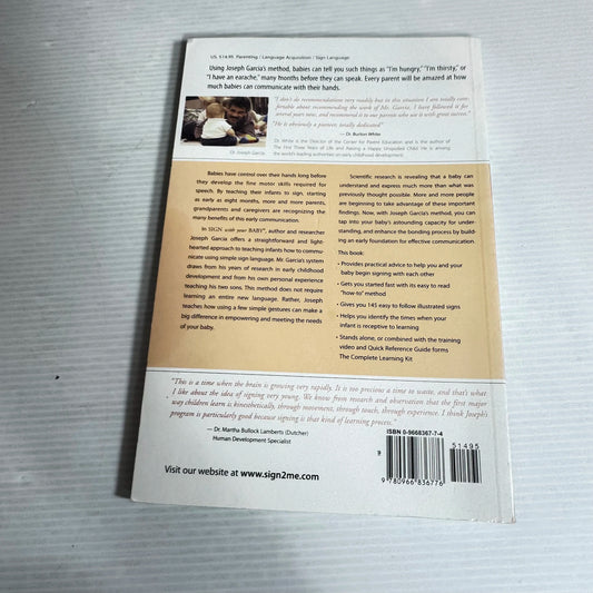 Sign With Your Baby : How To Communicate with Infants Before They Can Speak - Dr Joseph Garcia