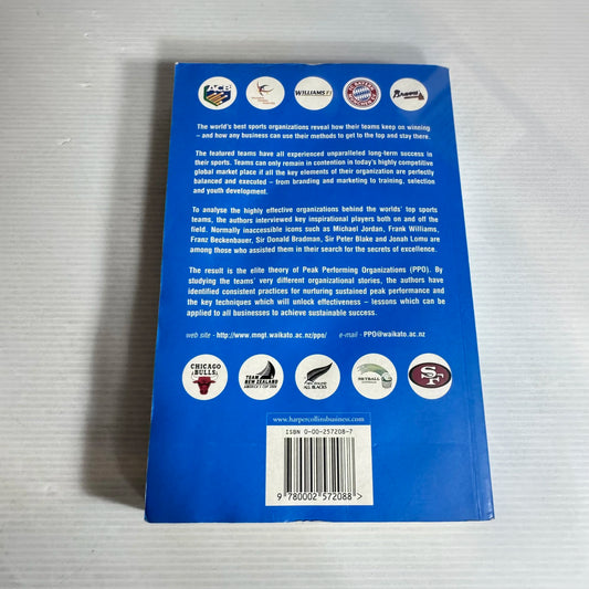 Peak Performance : Business Lessons From the World's Top Sports Organizations - Clive Gilson, Mike Pratt, Kevin Roberts, Ed Weymes