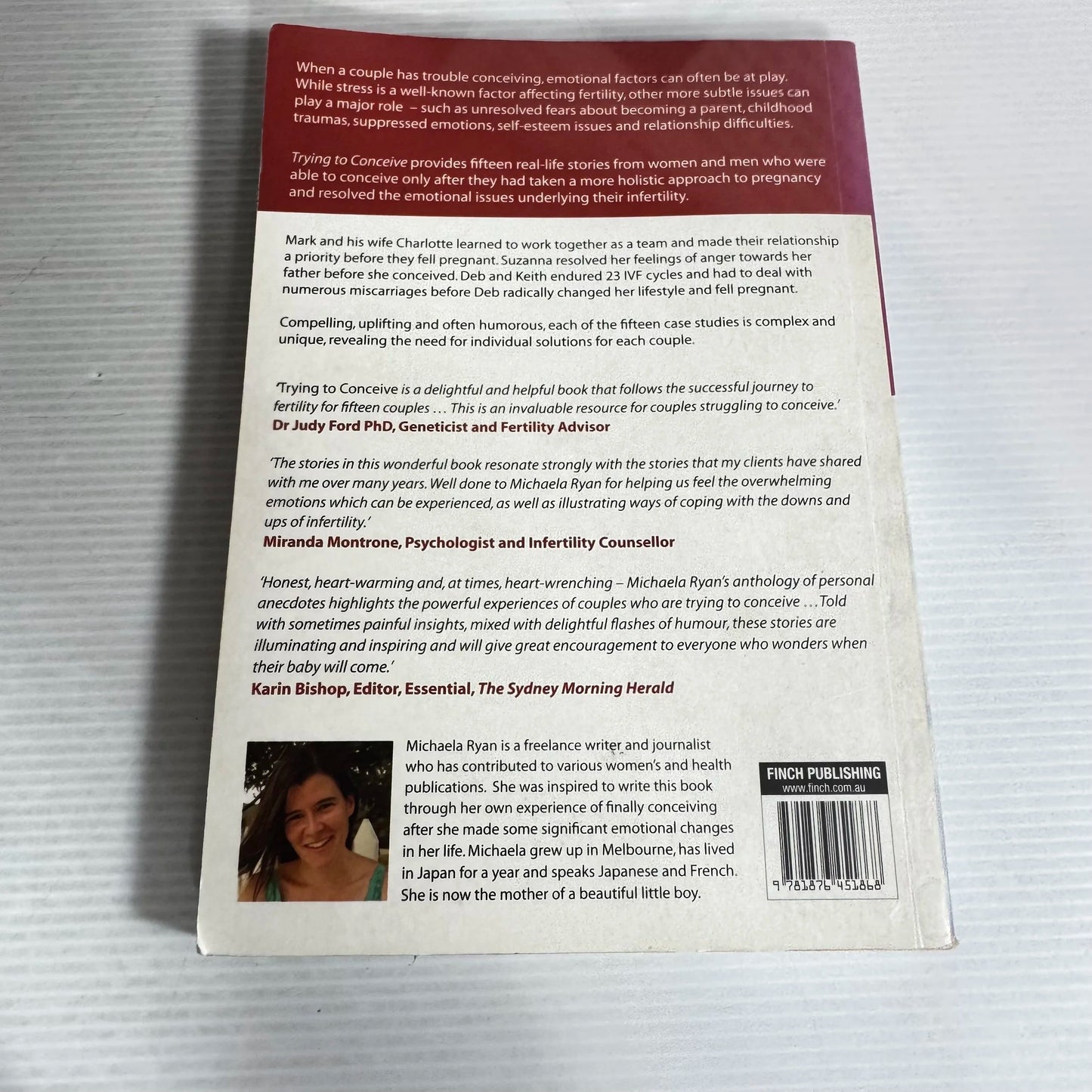 Trying to Conceive : True Stories of How Couples Overcame Infertility - Edited by Michael Ryan