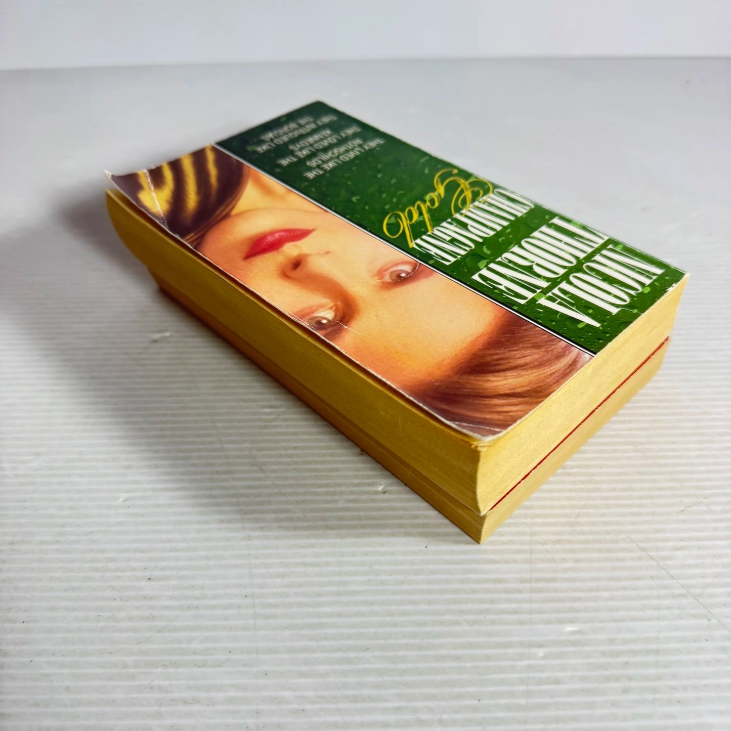 Domestic Fiction Book Bundle x 2 Champagne Gold - Nicola Thorne & Alice to Nowhere - Evan Green (570)