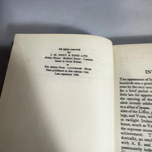 J. M. Synge's Plays, Poems, And Prose (Vintage 1959)