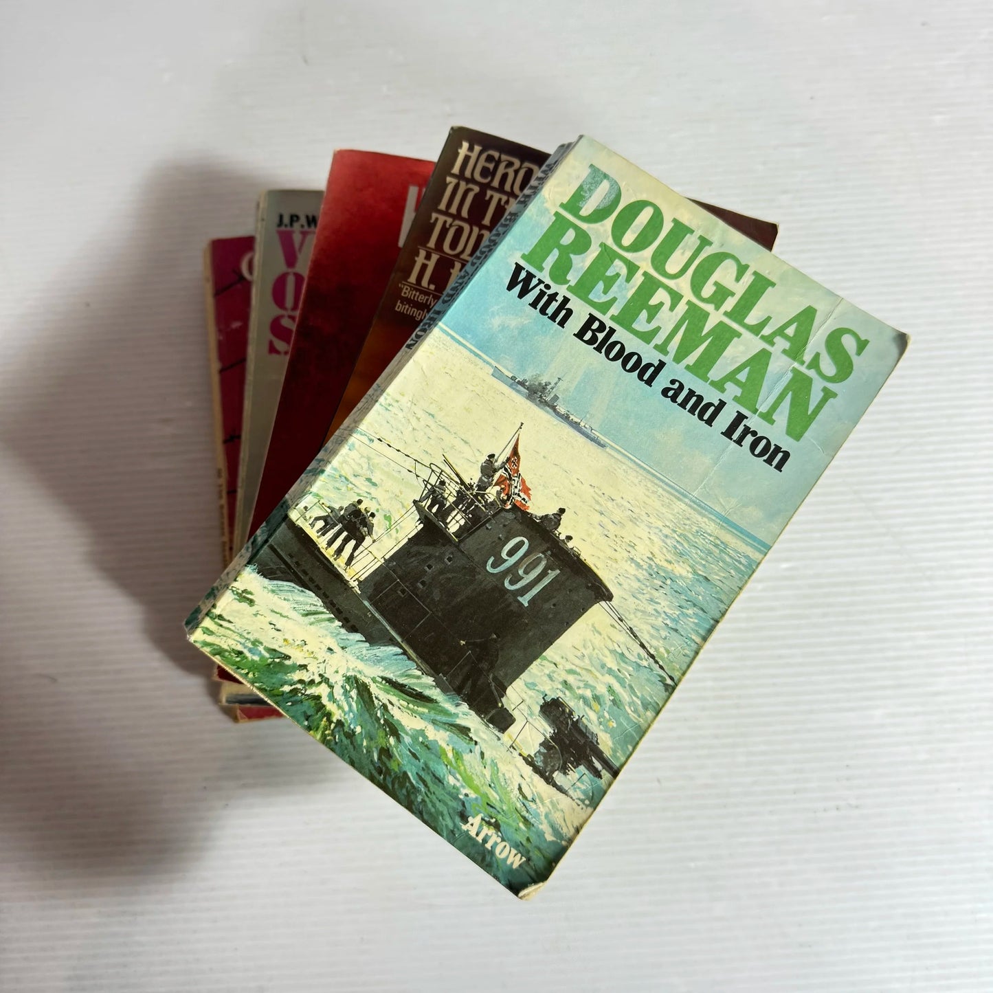 War Book Bundle x 5 Books : Various Authors (Vintage 1958-1987) (567)