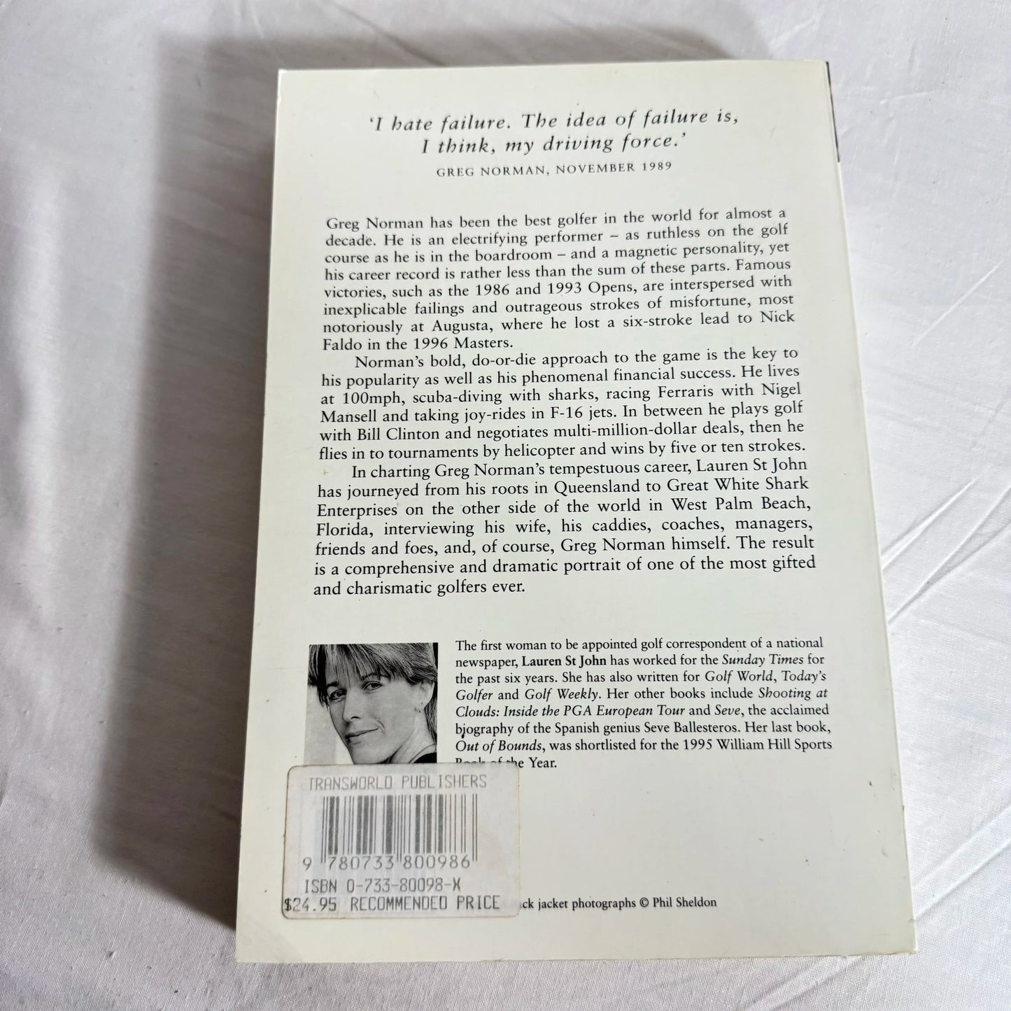 Greg Norman - Lauren St John