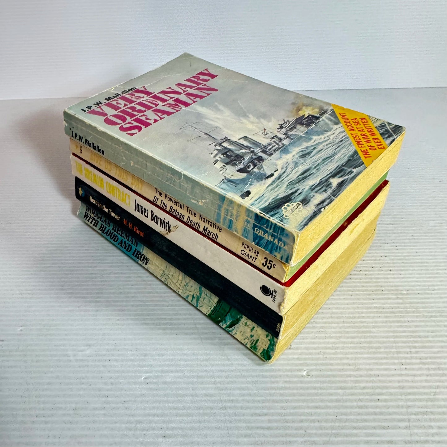 War Book Bundle x 5 Books : Various Authors (Vintage 1958-1987) (567)