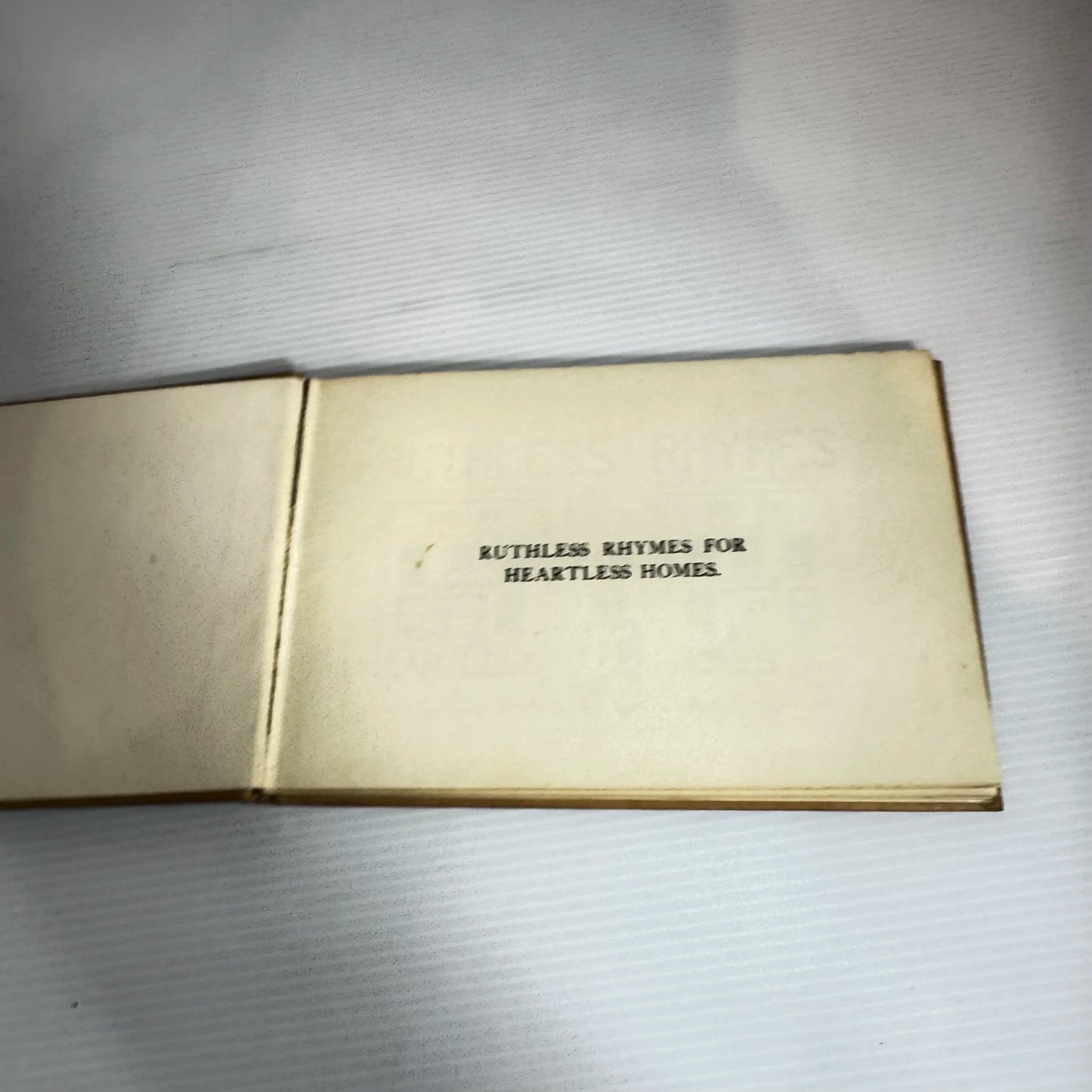 Ruthless Rhymes For Heartless Homes - Harry Graham (Vintage 1942)