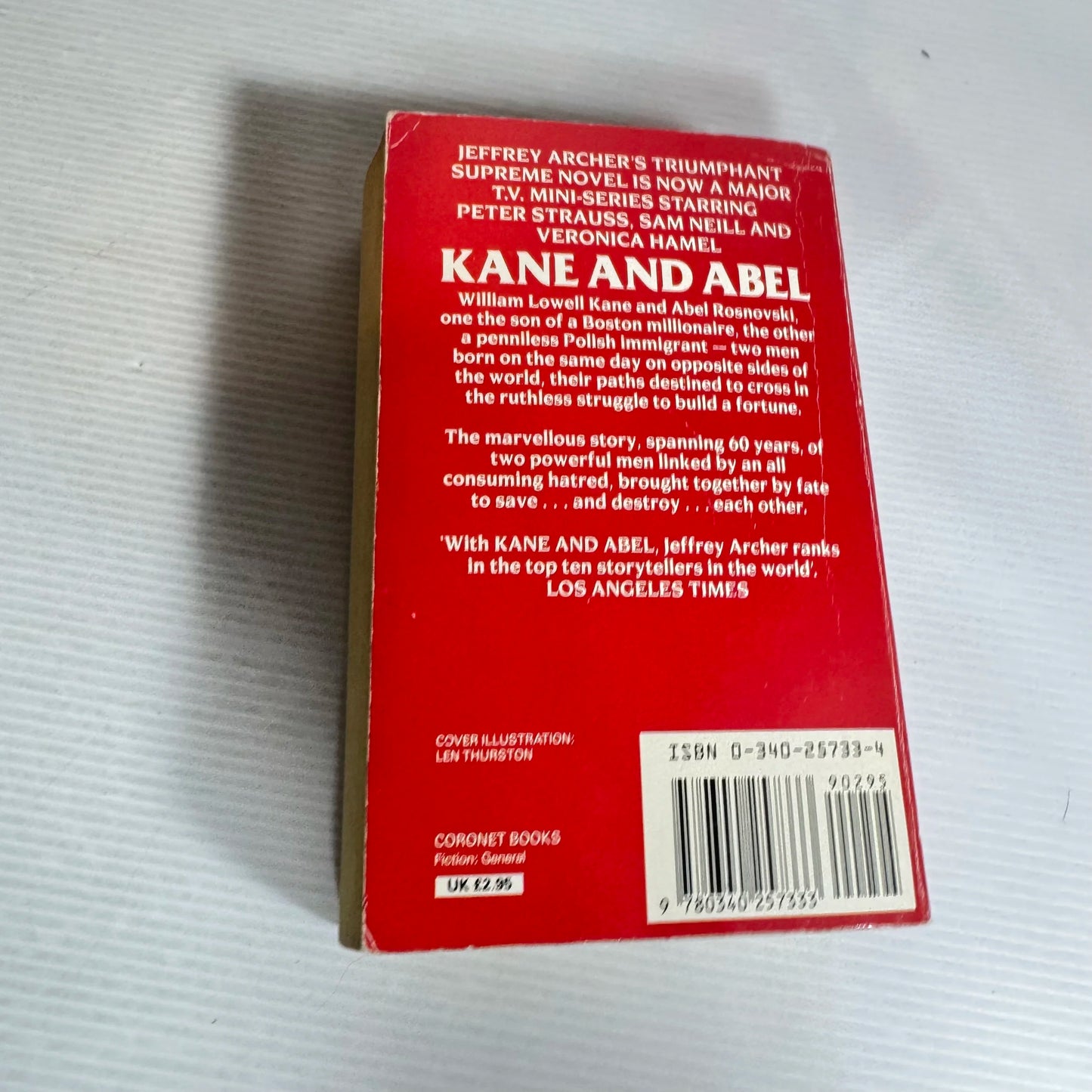 Kane and Abel - Jeffrey Archer