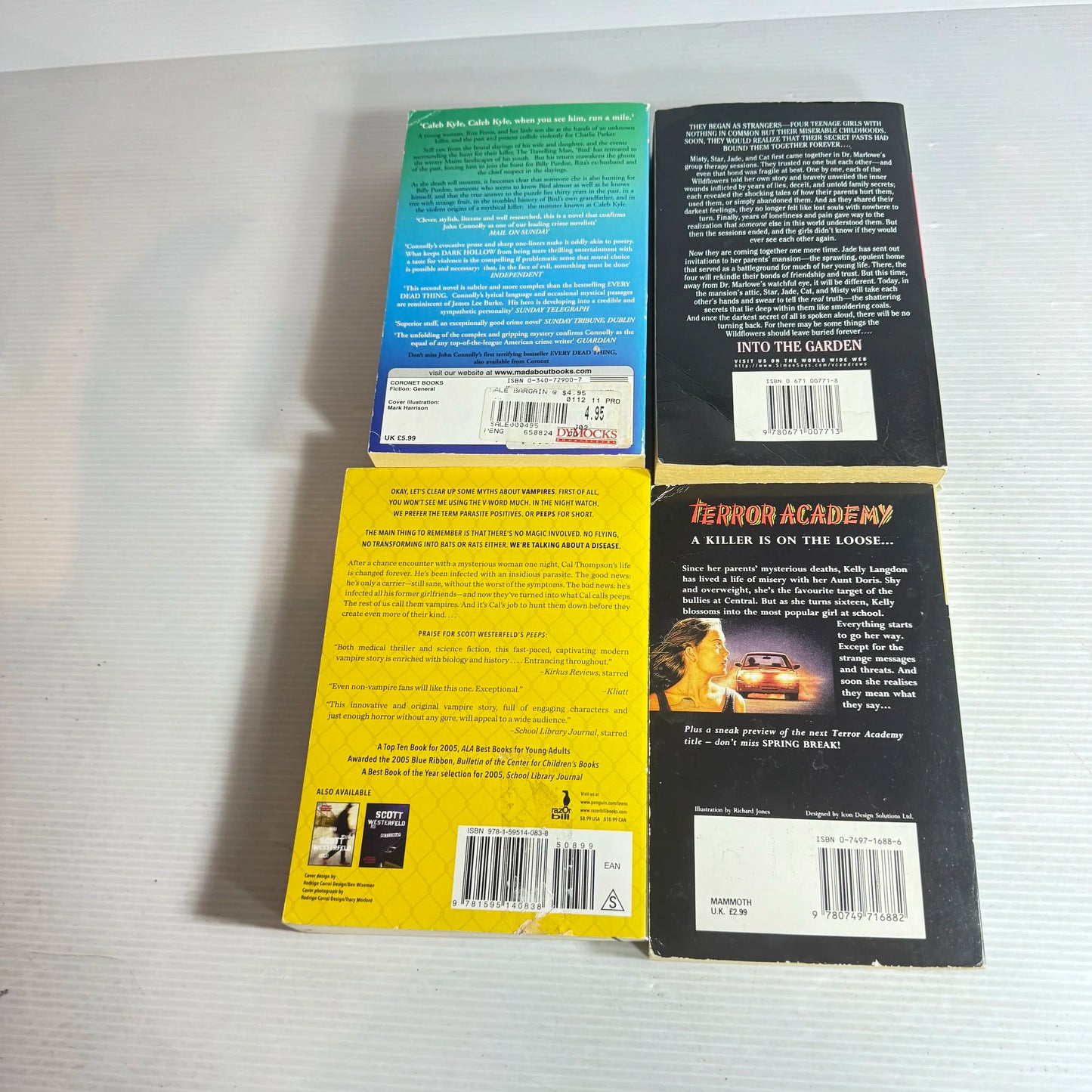 Horror Book Bundle x 4 Books Mixed Authors (556)