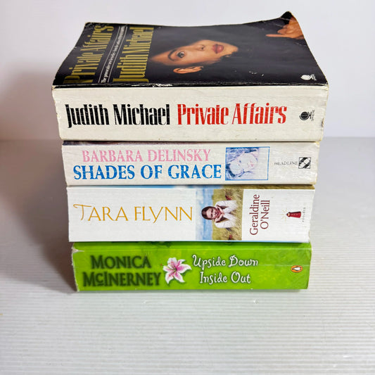 Romance Book Bundle x 4 Mixed Author Bundle : Barbara Delinsky, Judith Michael, Geraldine O'Neill & Monica McInerney (554)