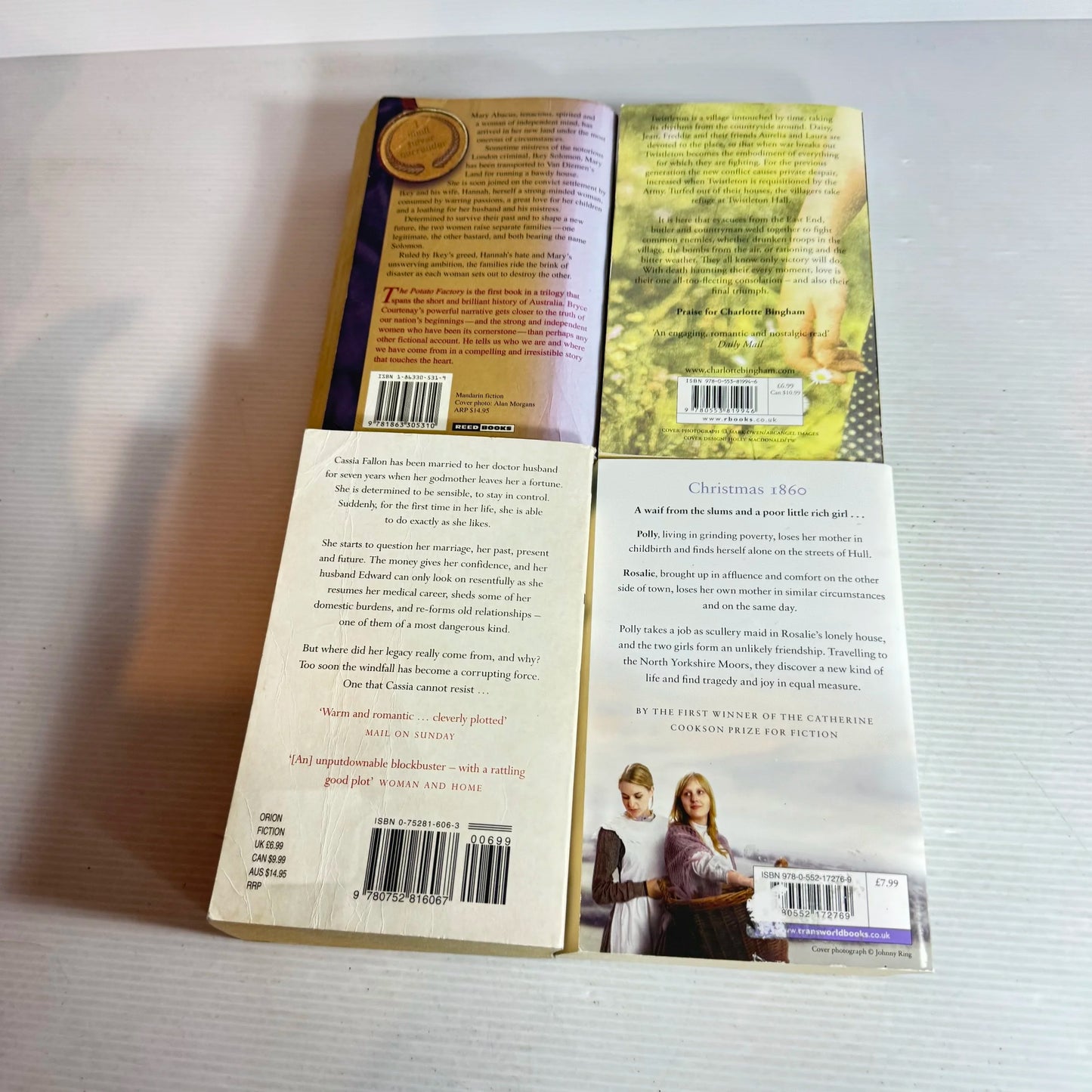 Historical Book Bundle x 4 Books Mixed Authors (548)
