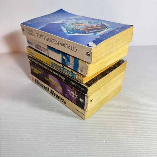 Science Fiction Book Bundle x 6 Mixed Authors (545) (Vintage 1961-1990)