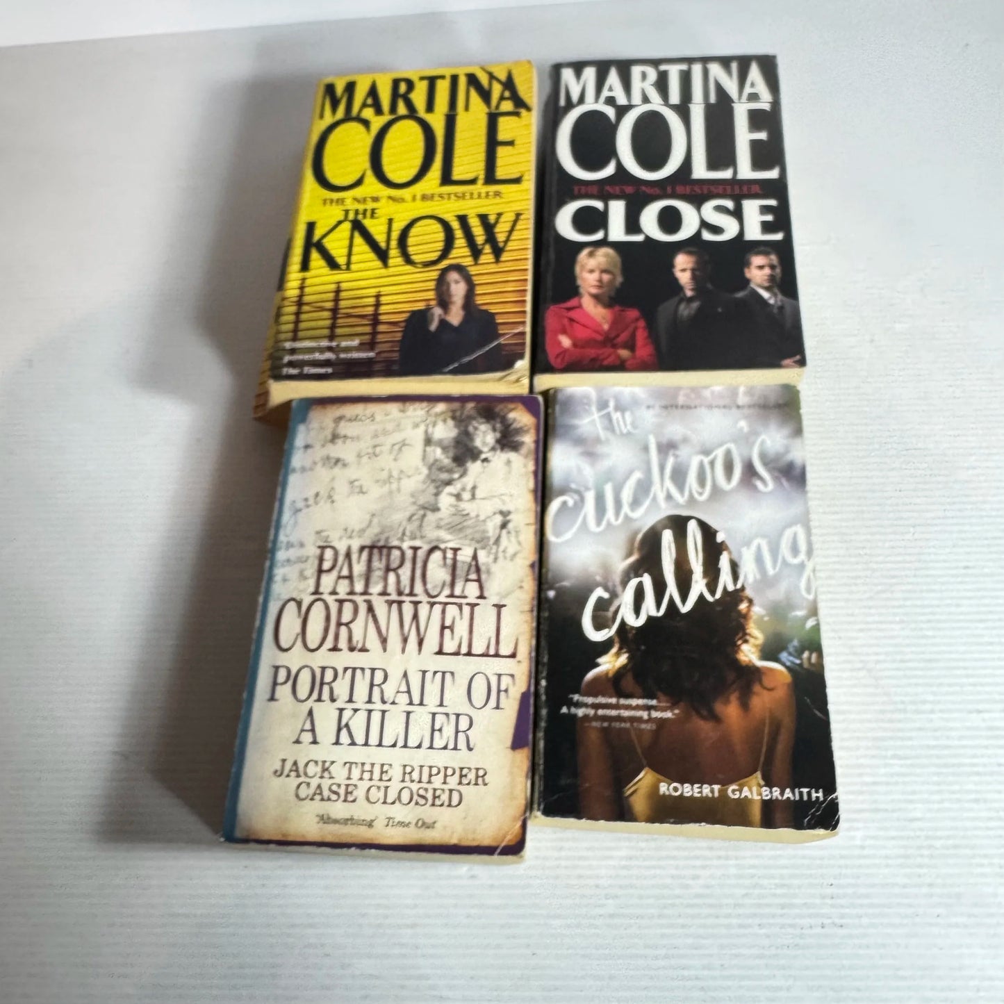 Crime Book Bundle x 4 Martina Cole, Patricia Cornwell & Robert Galbraith (541)