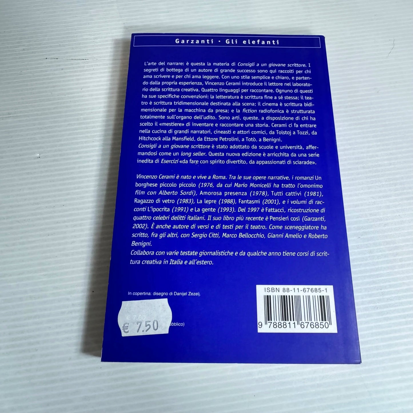 Consigli A Un Giovane Scrittore (Advice To A Young Writer) - Vincenzo Cerami (Written in Italian)