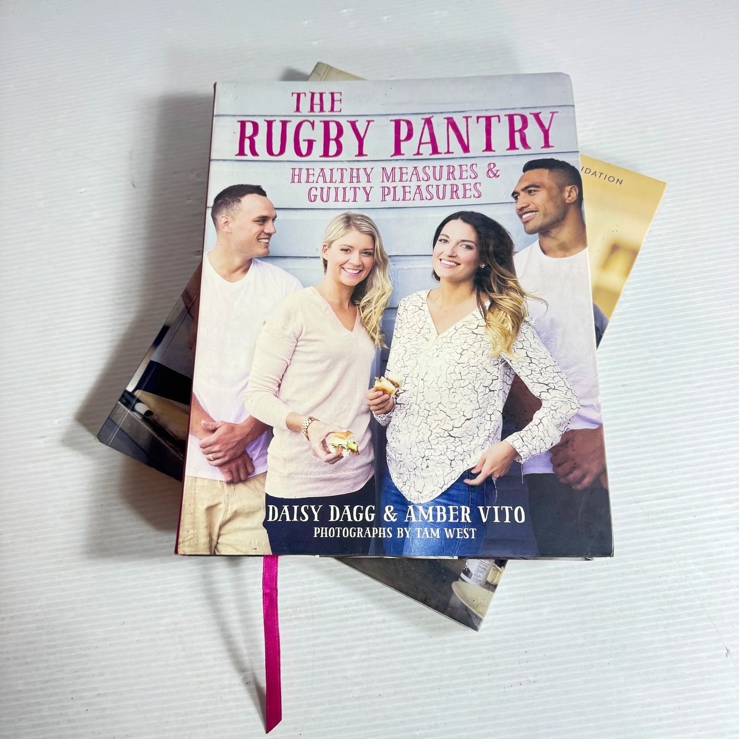 Rugby Cookbook Bundle x 2 Books : The Rugby Pantry Healthy Measures & Guilty Pleasures and The NZ Rugby Stars Cookbook (632)
