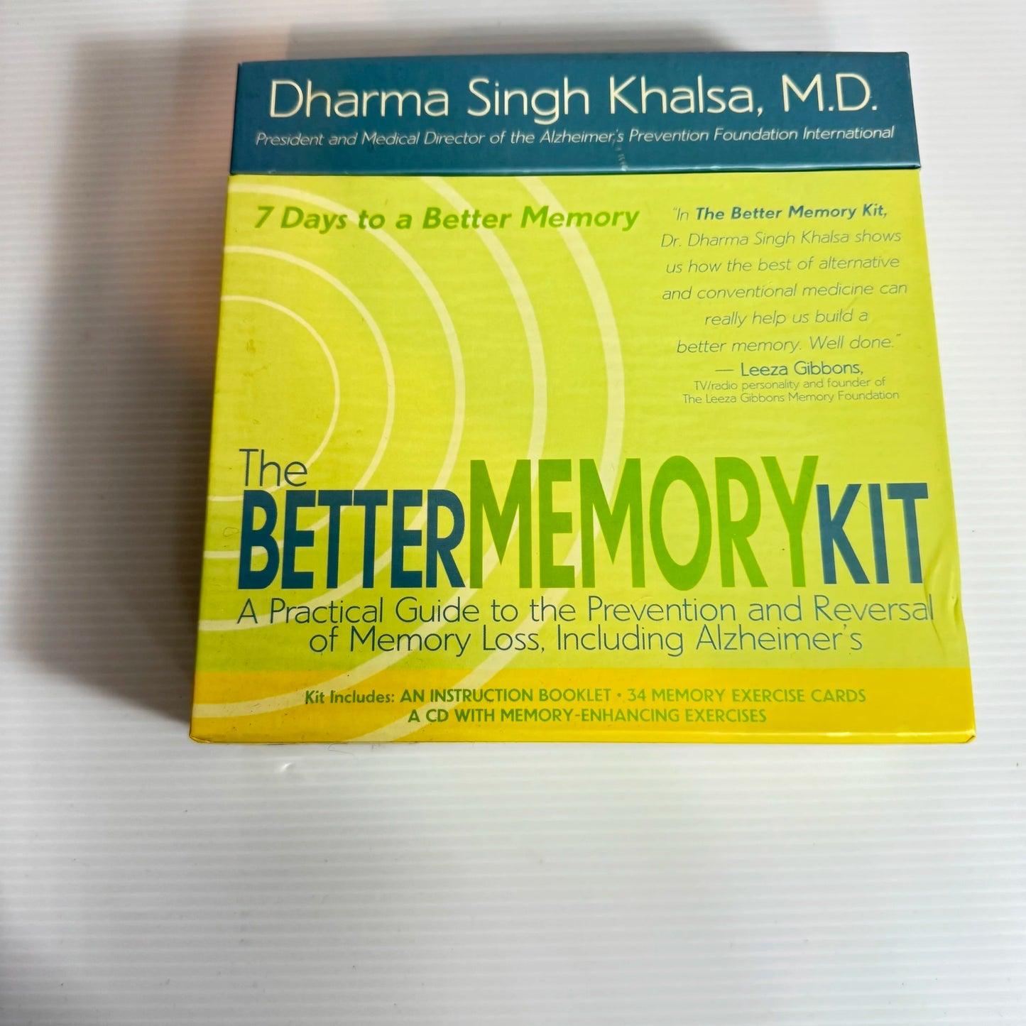 The Better Memory Kit - Dharma Singh Khalsa M.D.