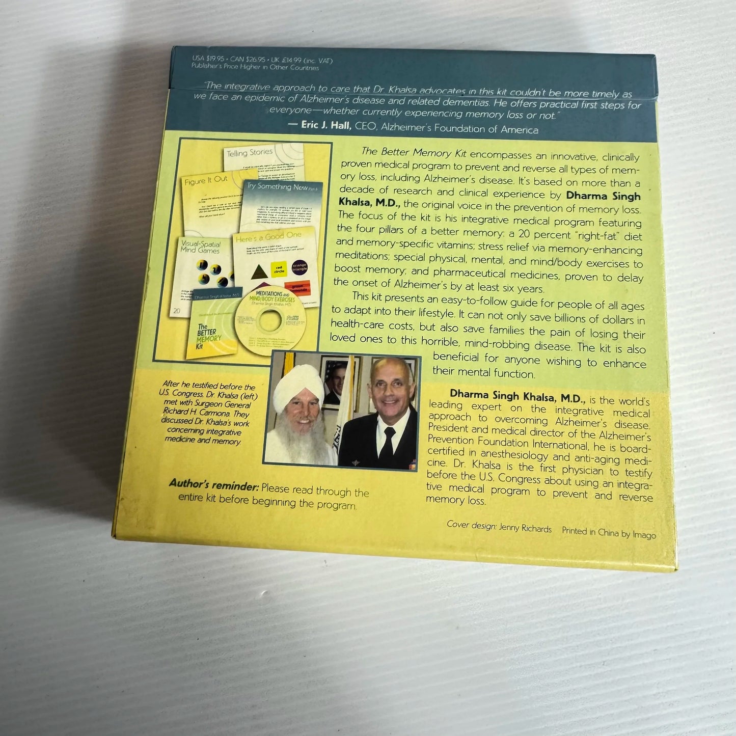 The Better Memory Kit - Dharma Singh Khalsa M.D.