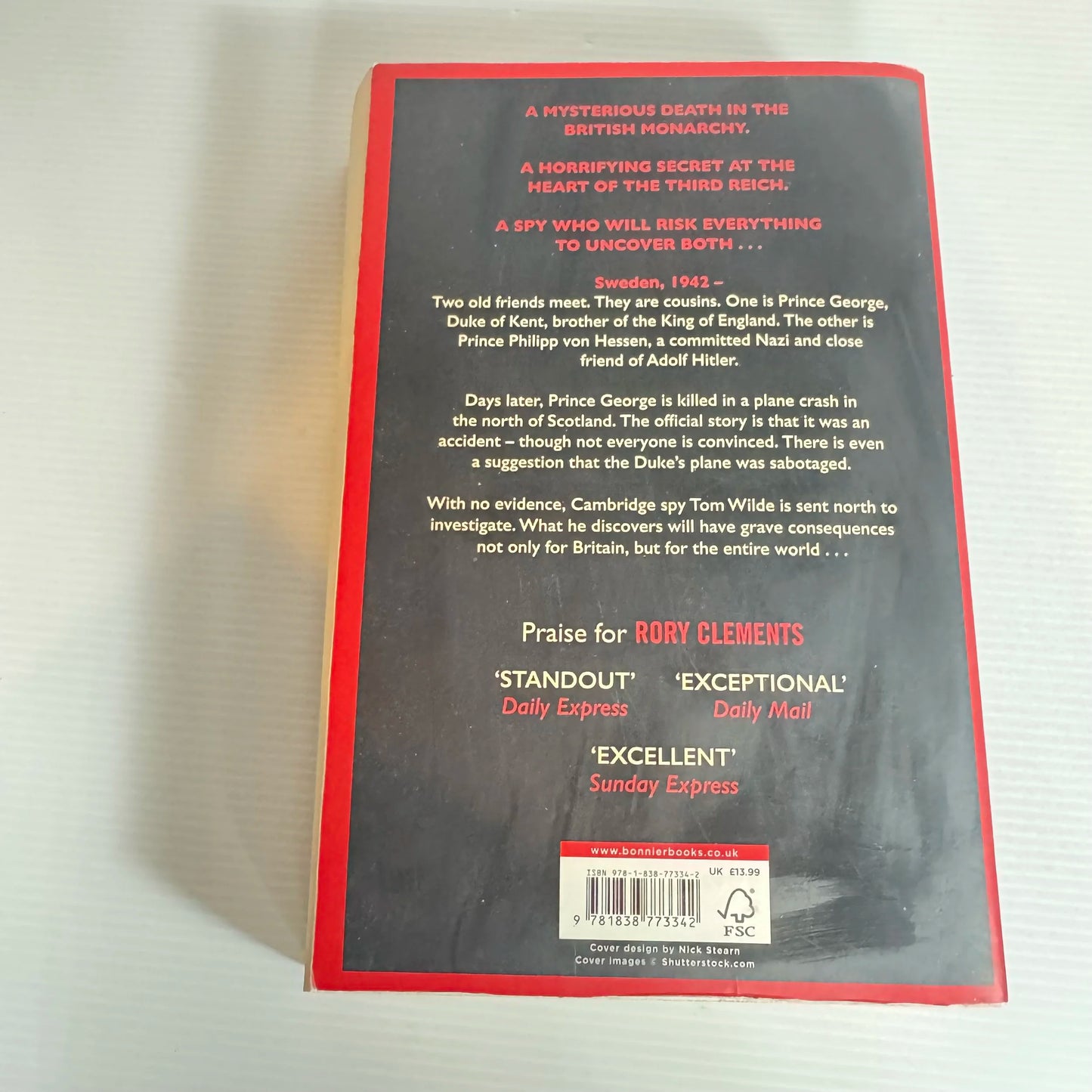 A Prince and A Spy - Rory Clements