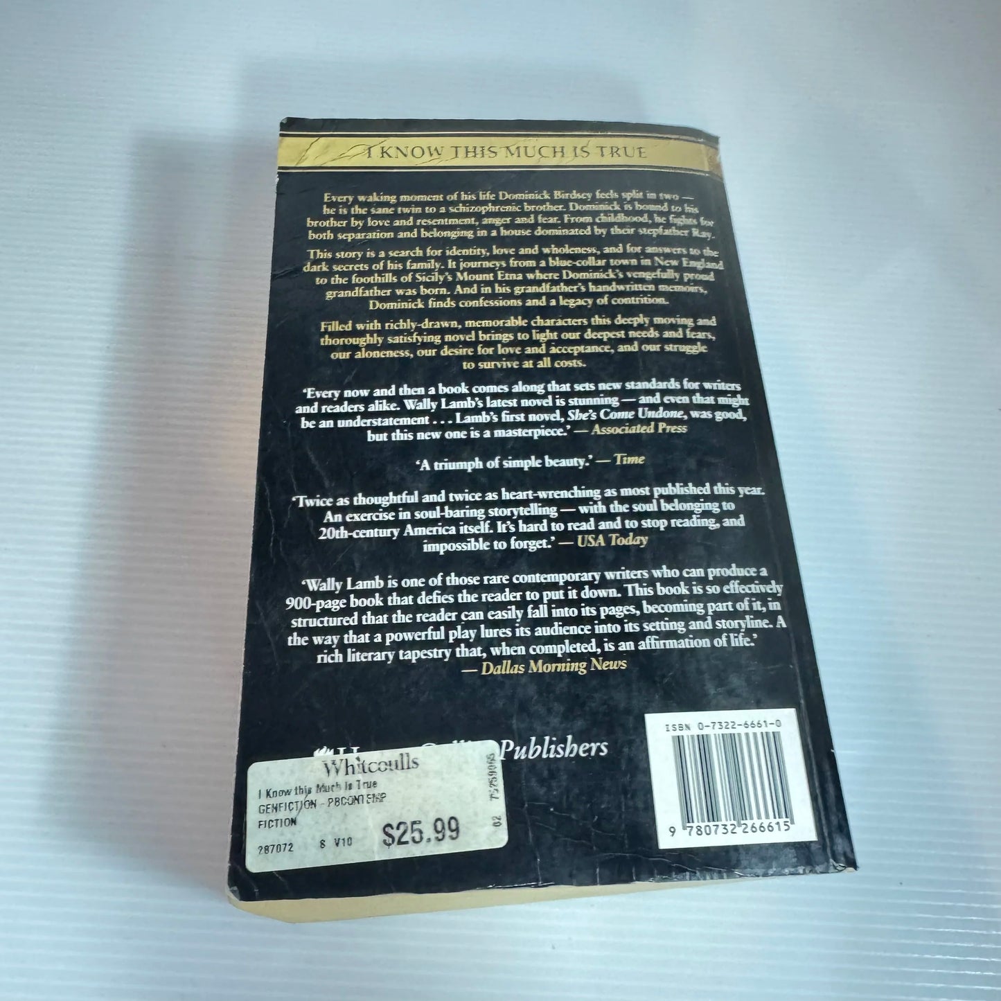 I Know This Much Is True - Wally Lamb