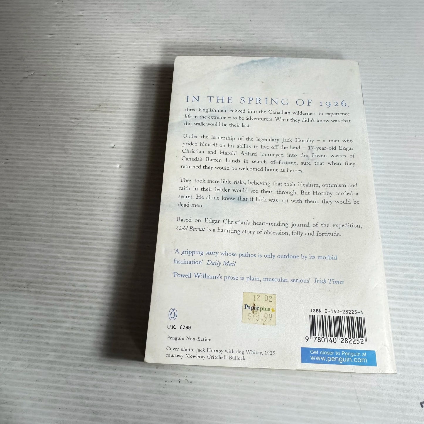 Cold Burial : A True Story of Endurance and Disaster - Clive Powell-Williams