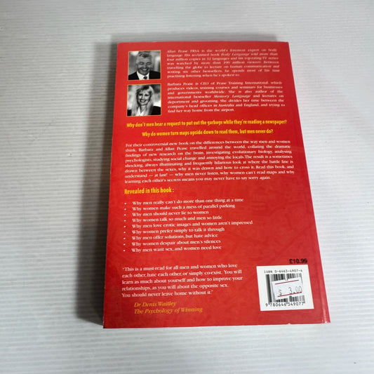 Why Men Don't listen & Women Can't Read Maps - Allan & Barbara Pease