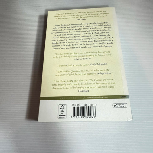 The Finkler Question - Howard Jacobson