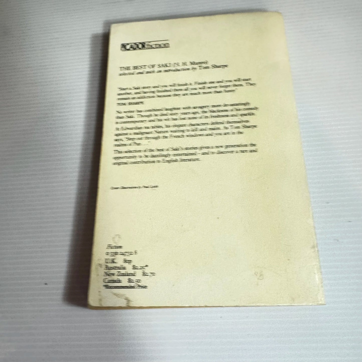 The Best Of Saki - Graham Greene (Vintage 1976)