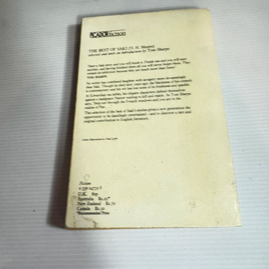 The Best Of Saki - Graham Greene (Vintage 1976)