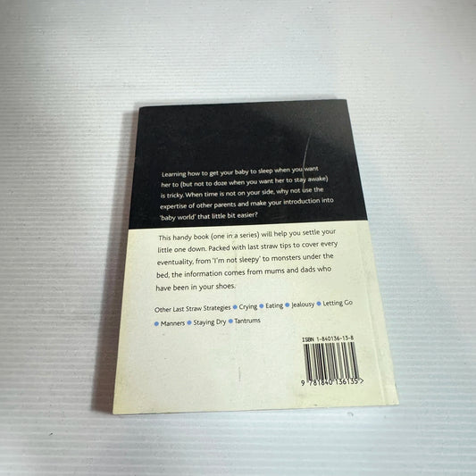 Sleeping: Last Straw Strategies - Michelle Kennedy