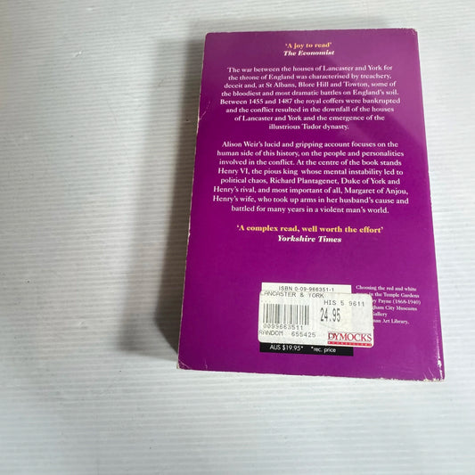 Lancaster And York - Alison Weir
