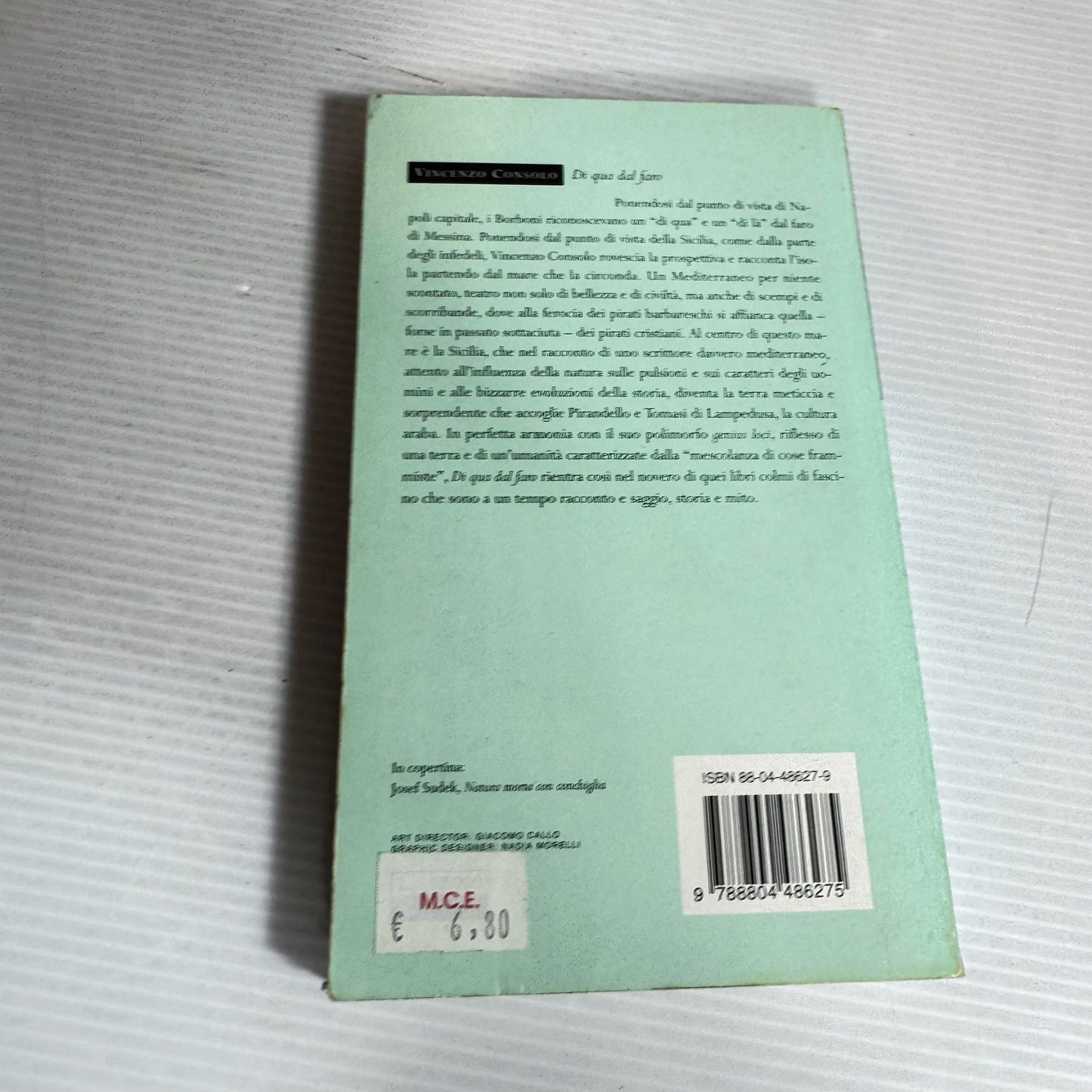 Di Qua Dal Faro - Vincenzo Consolo (Written in Italian)