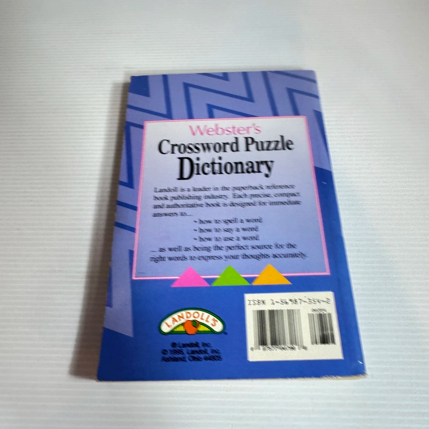 Webster's Crossword Puzzle Dictionary