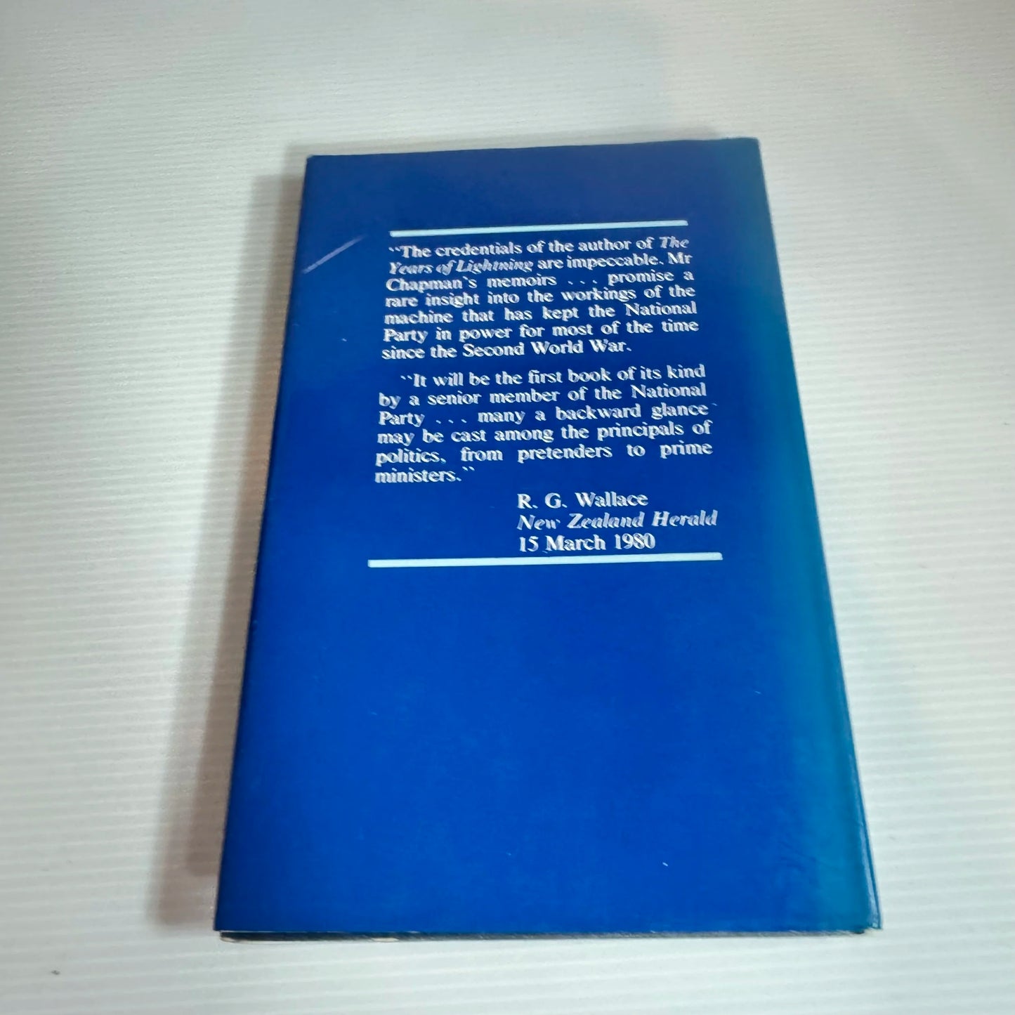 The Years of Lightning - George Chapman (Vintage 1980)