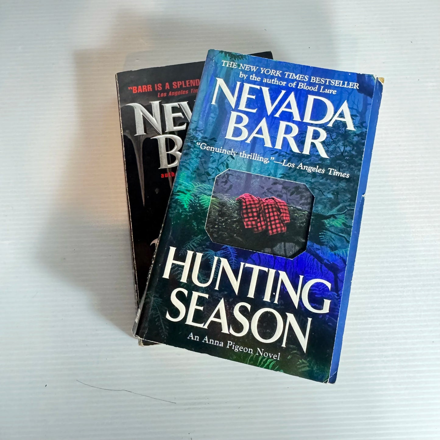 Nevada Barr Book Bundle x 2 - Mystery - Blind Descent and Hunting Season