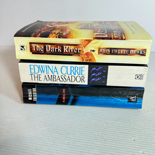 Science Fiction Book Bundle x 3 Books : Mixed Authors (711)