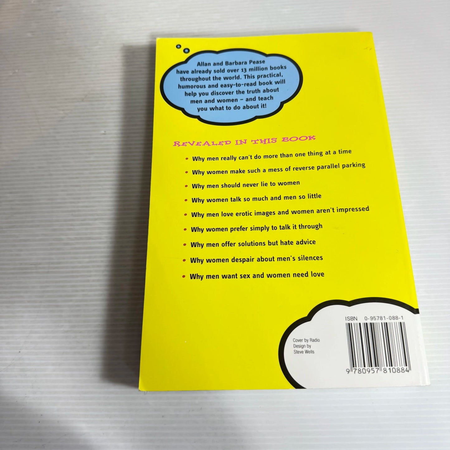 Why Men Don't Listen And Women Can't Read Maps -Allen & Barbara Pease