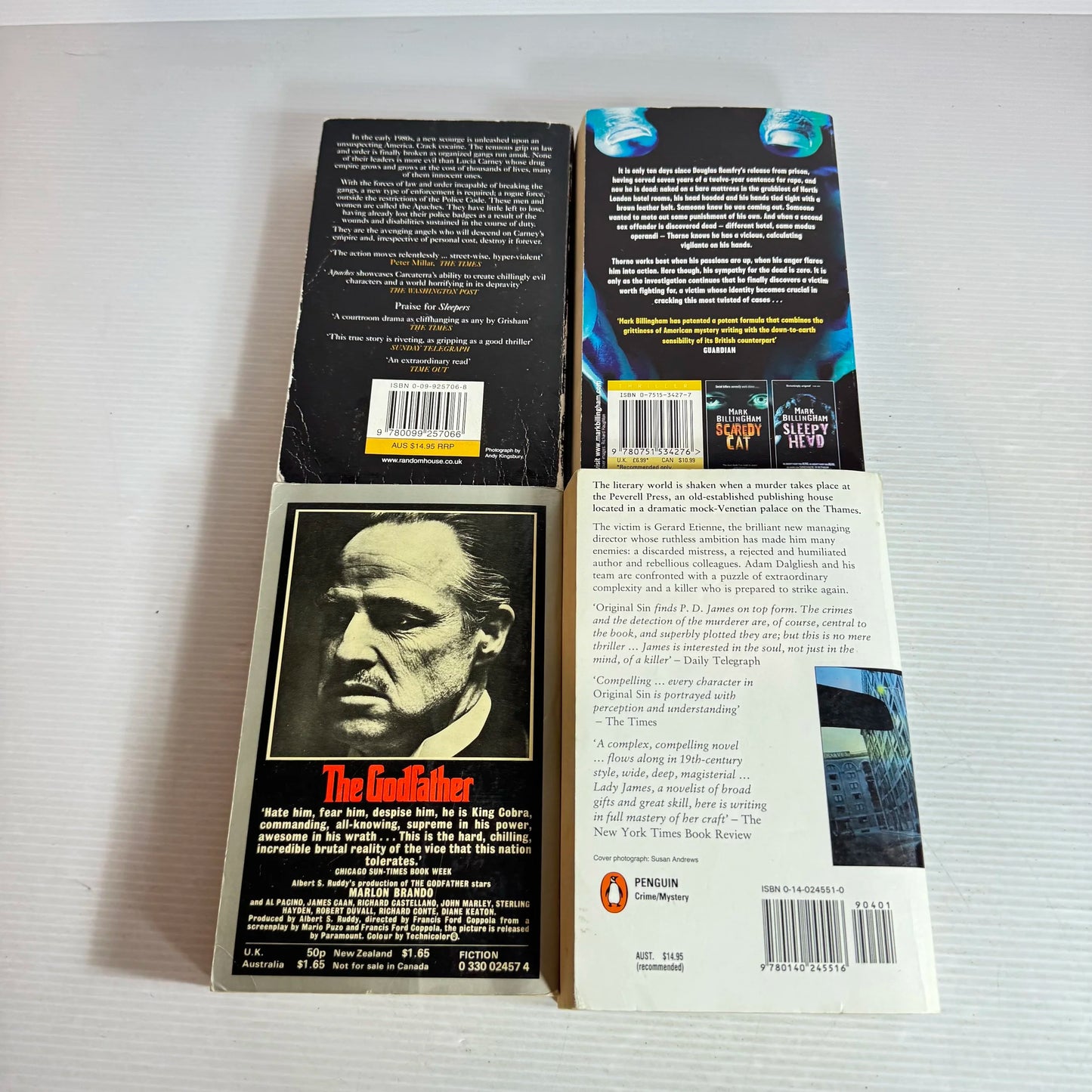 Crime Book Bundle x 4 Books : Mixed Authors (706)