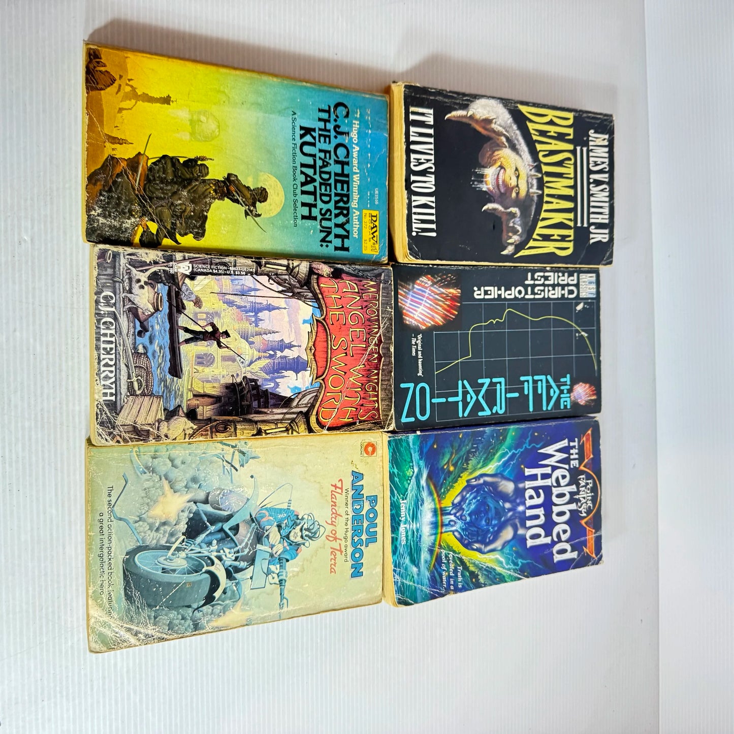 Science Fiction Book Bundle x 6 Books : Mixed Authors (701)