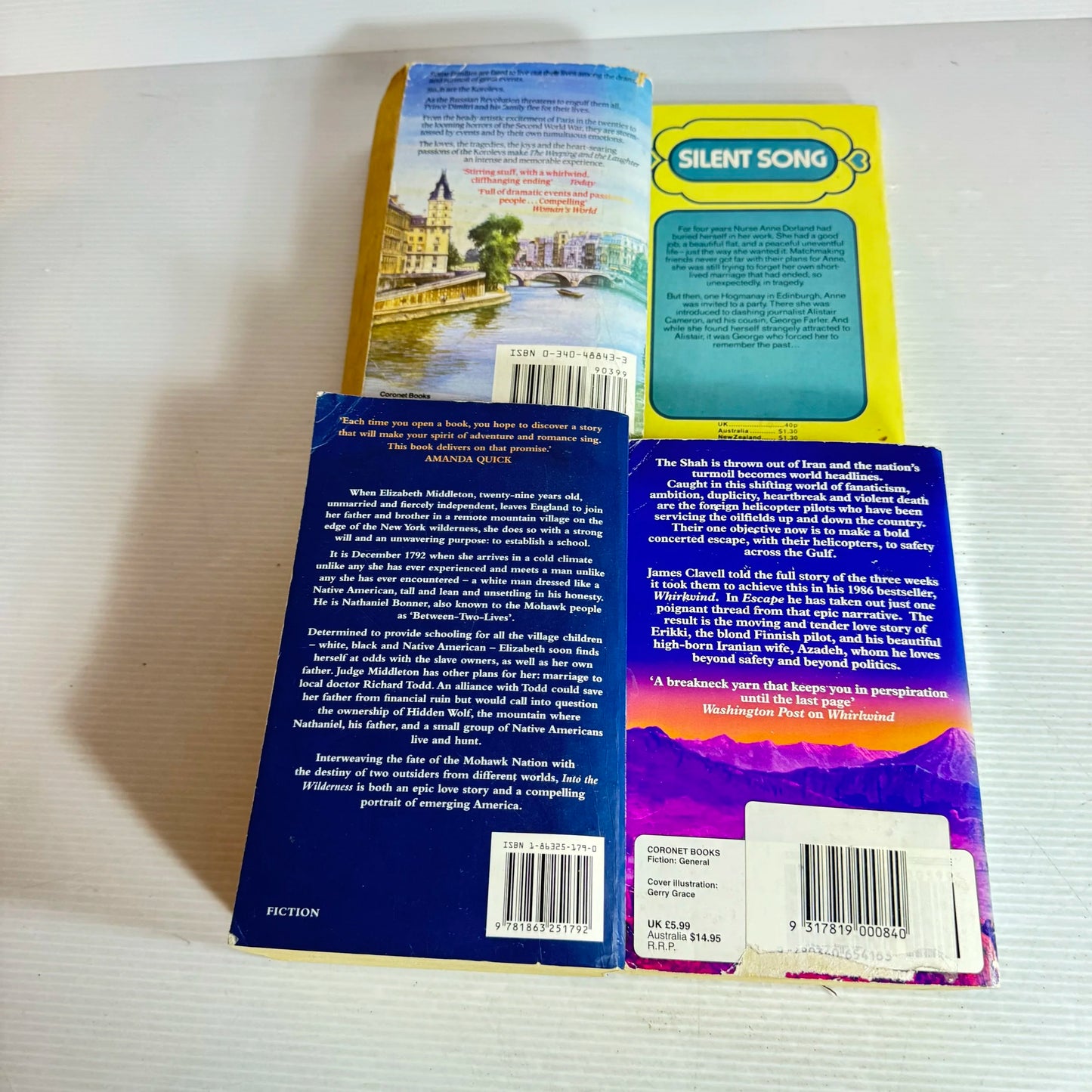 Historical Romance Book Bundle x 4 Books : Mixed Authors (720)