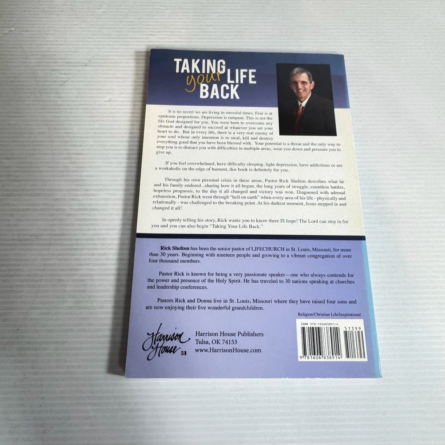 Taking Your Life Back : Overcome Any Obstacle from the Enemy - Rick Shelton