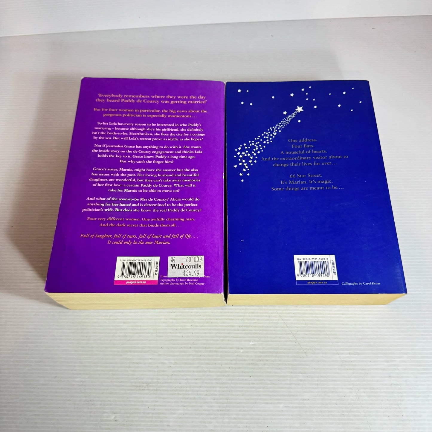 Marian Keyes Book Bundle x 2 Books : The Brightest Star in the Sky & The Charming Man (803)