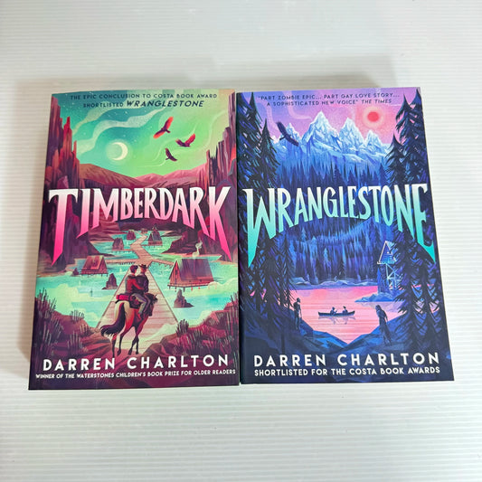 Darren Charlton Book Bundle x 2 Wranglestone & Timberdark (Timberdark signed by Author)