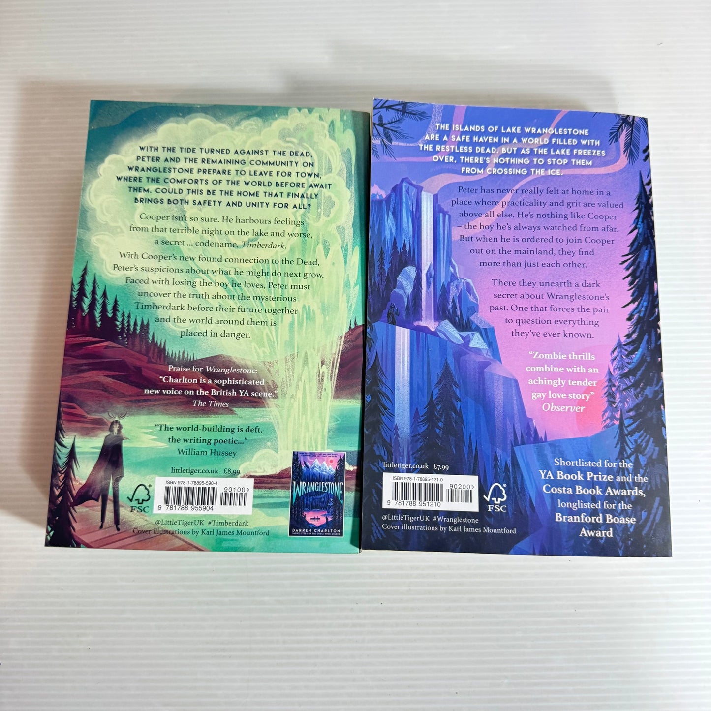 Darren Charlton Book Bundle x 2 Wranglestone & Timberdark (Timberdark signed by Author)