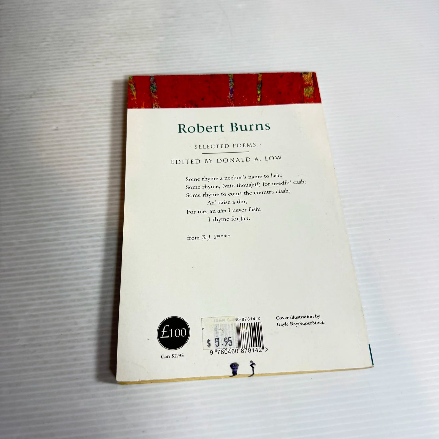 Everyman's Poetry - Robert Burns