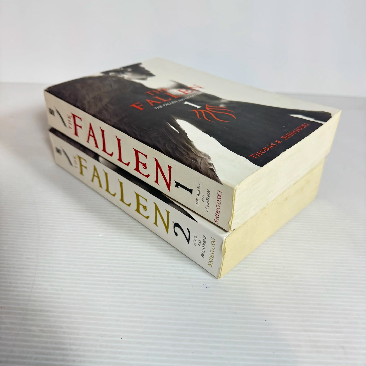Thomas E. Sniegoski The Fallen Book Bundle x 2 - The Fallen and Leviathan 1 & Aerie and Reckoning 2