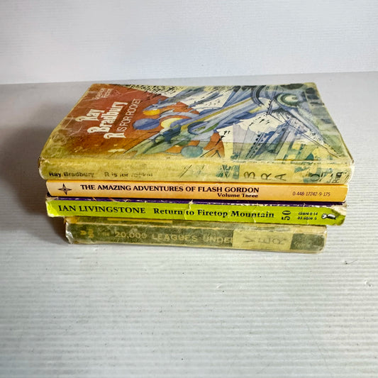 Science Fiction Book Bundle x 4 Books : Various Authors (Vintage 1962-1992) (830)