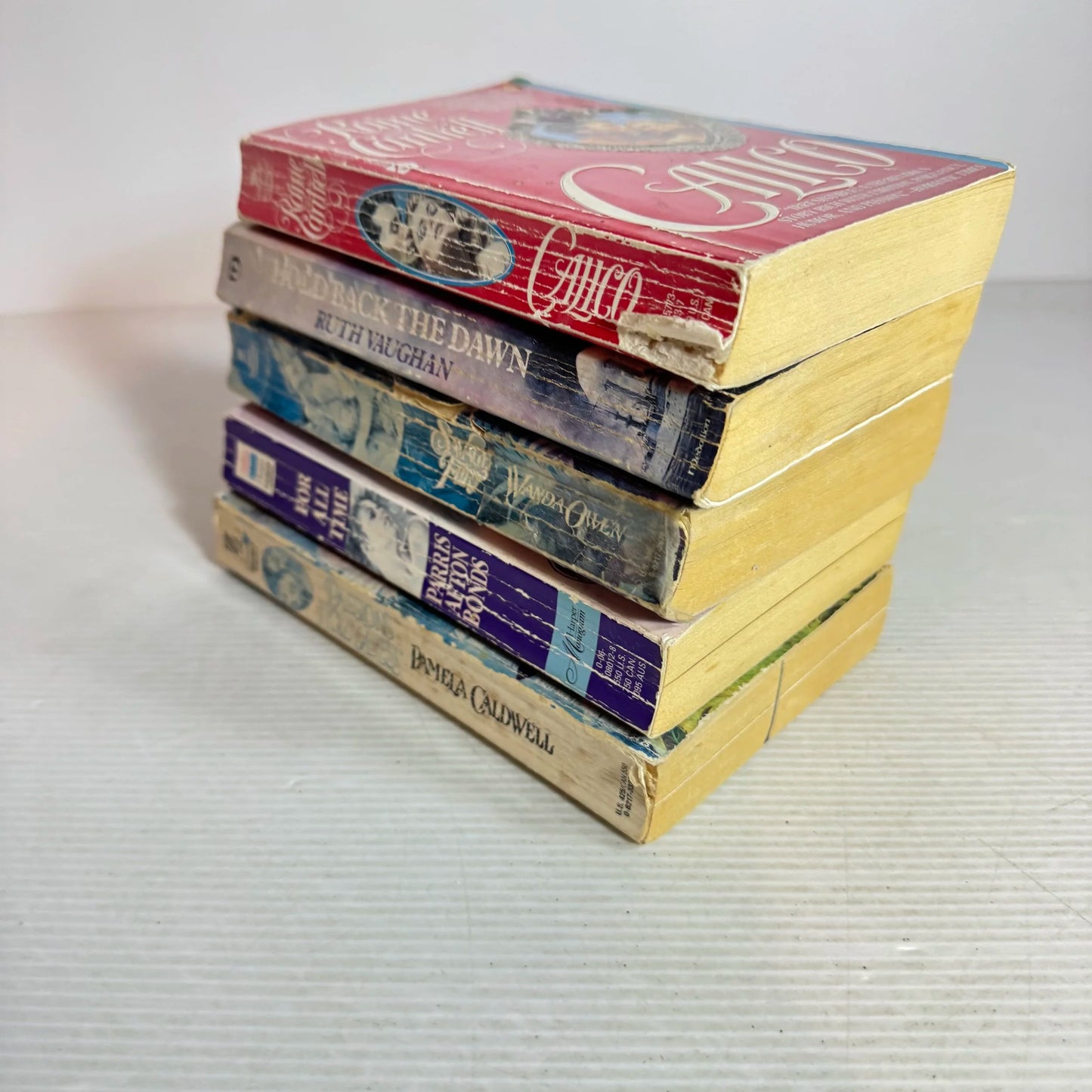 Historical Romance Book Bundle x 5 Books : Various Authors (Vintage 1986-1993) (826)