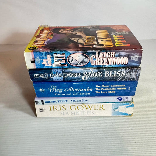 Historical Romance Book Bundle x 5 Books : Various Authors (825)